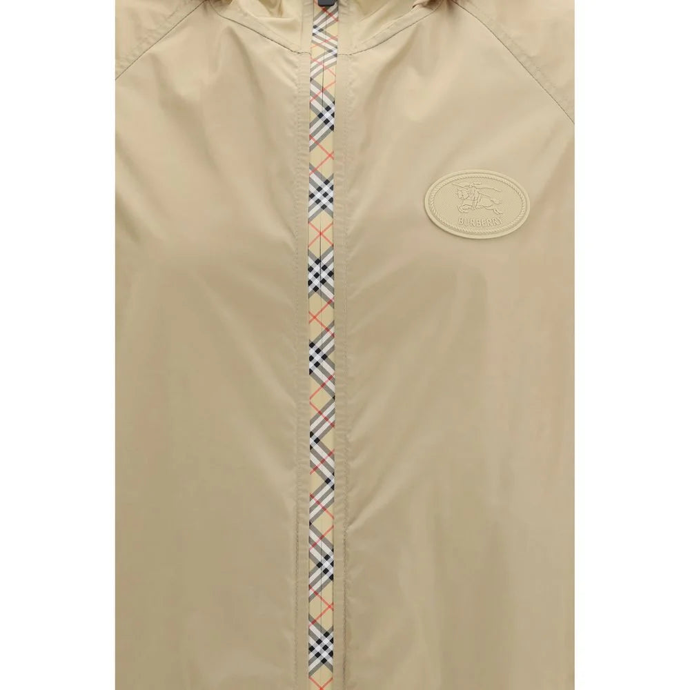 Burberry Beige Nylon Shell Jacket