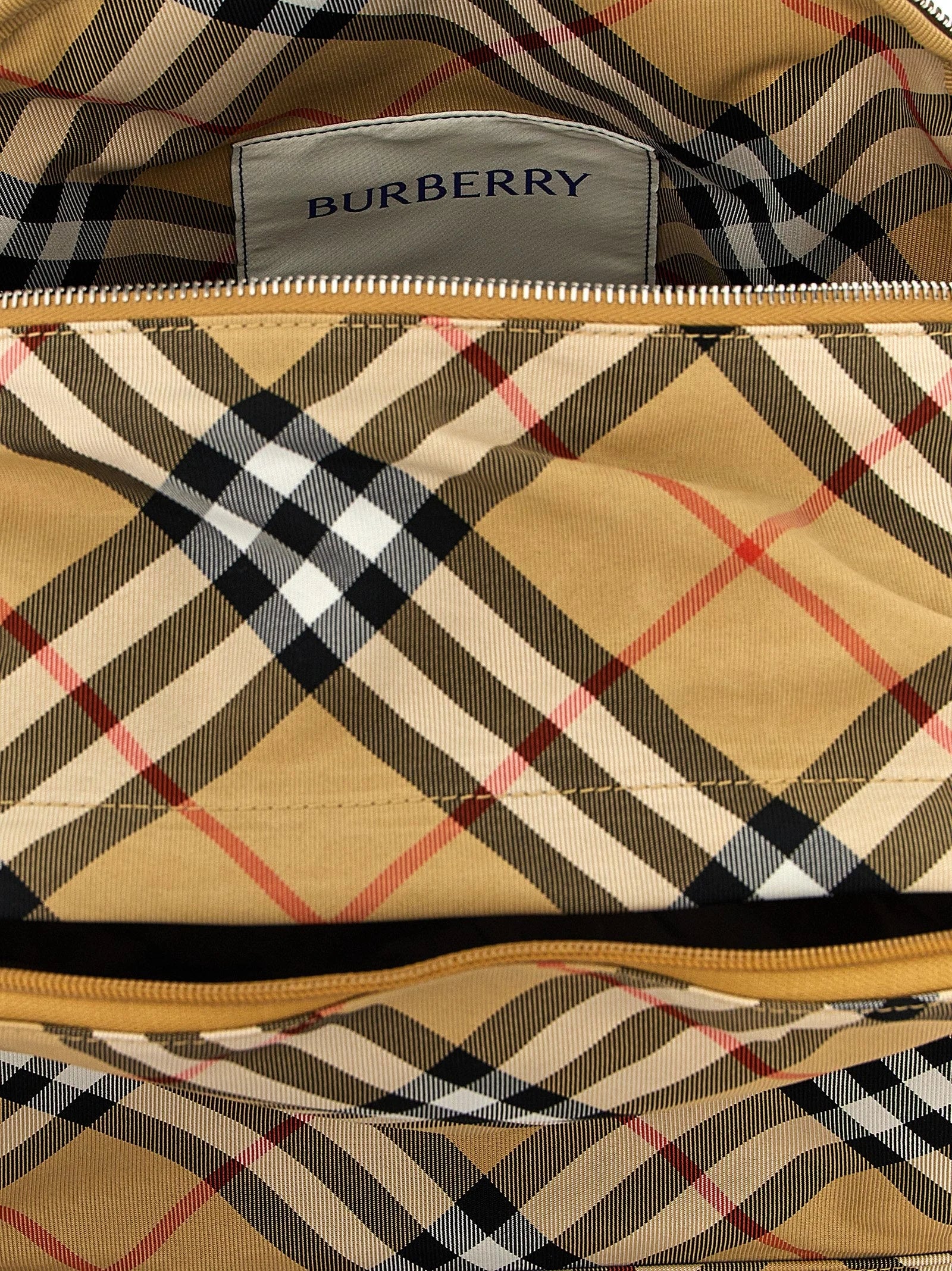 Burberry Beige Polyester Backpack