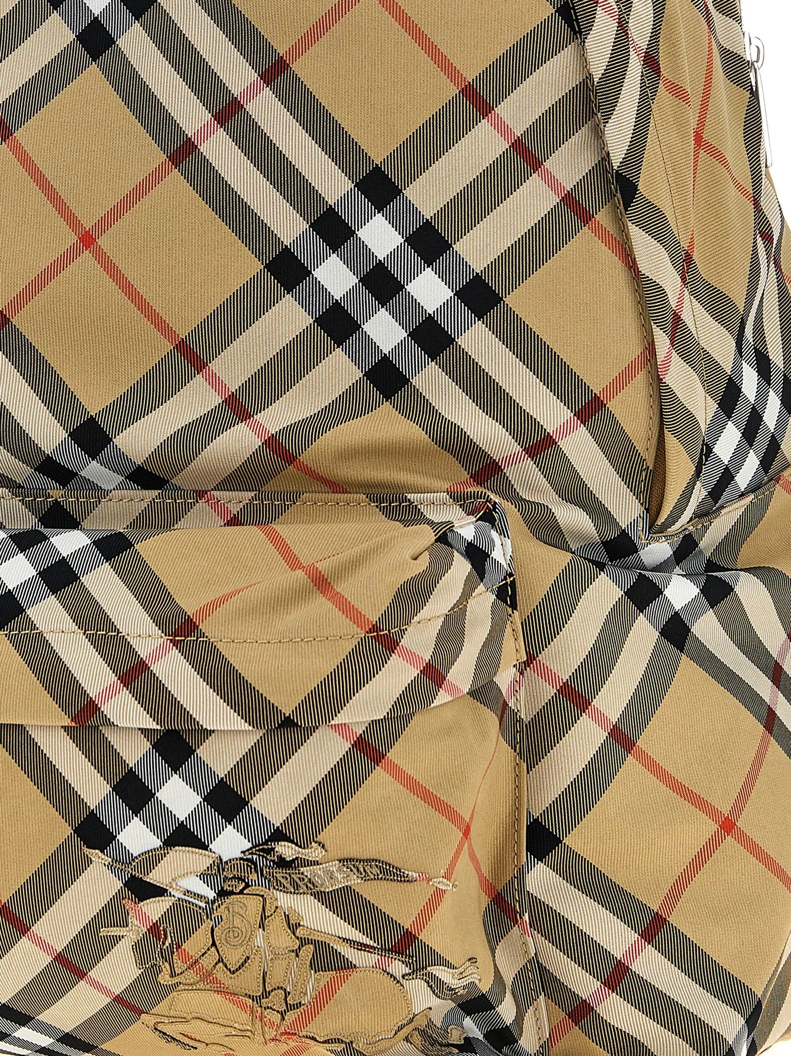 Burberry Beige Polyester Backpack