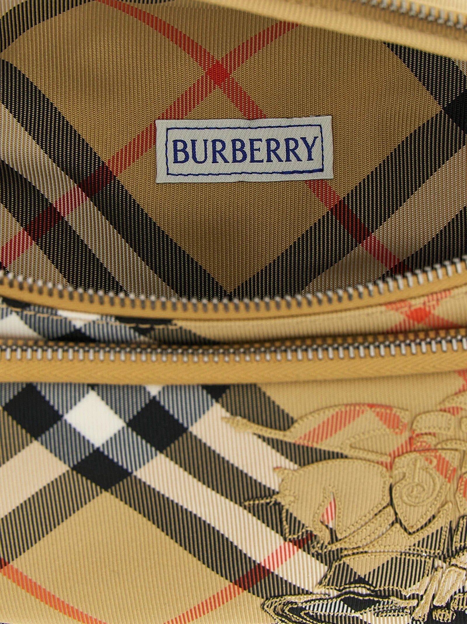 Burberry Beige Polyester Crossbody Bag