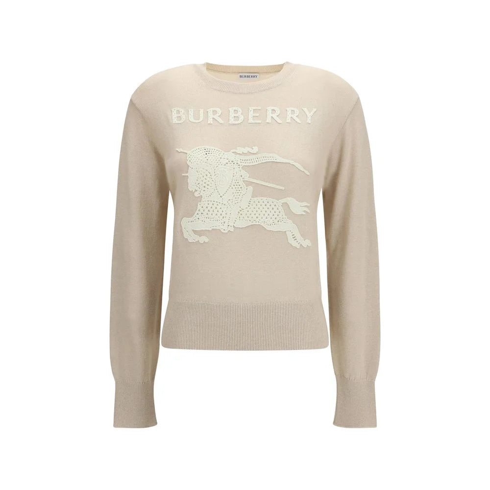 Burberry Bluza z Poliestru w Odcieniu Beżowym - M