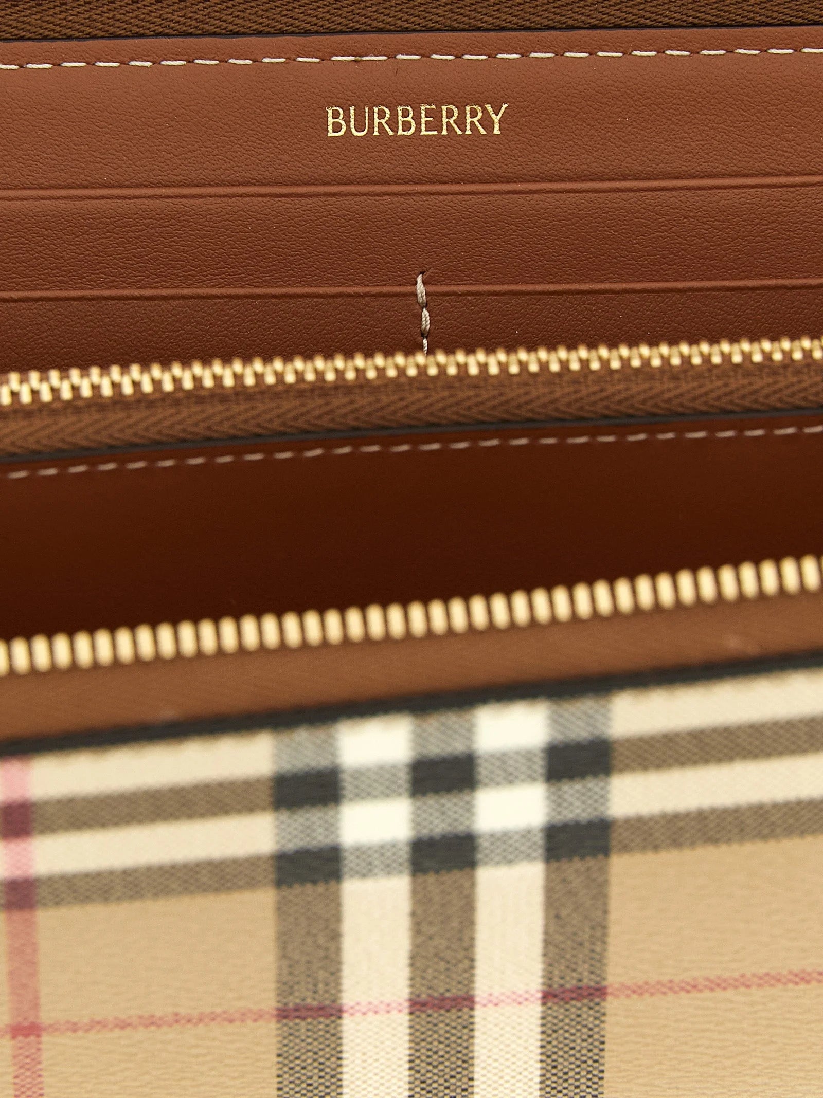 Burberry Beige Polyethylene Cardholder