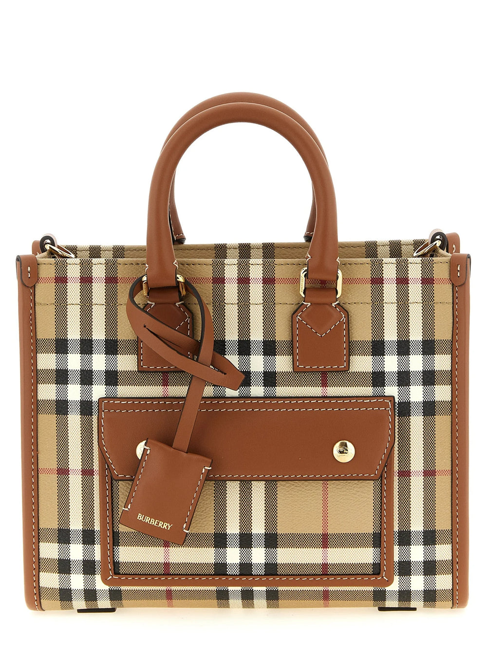 Burberry Beige Polyethylene Tote Bag