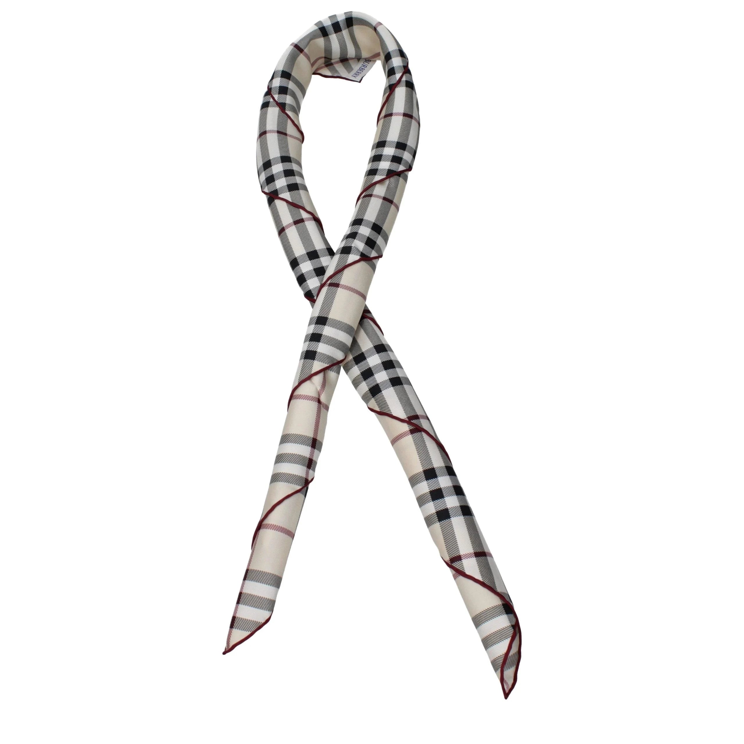 Burberry Beige Silk Foulard