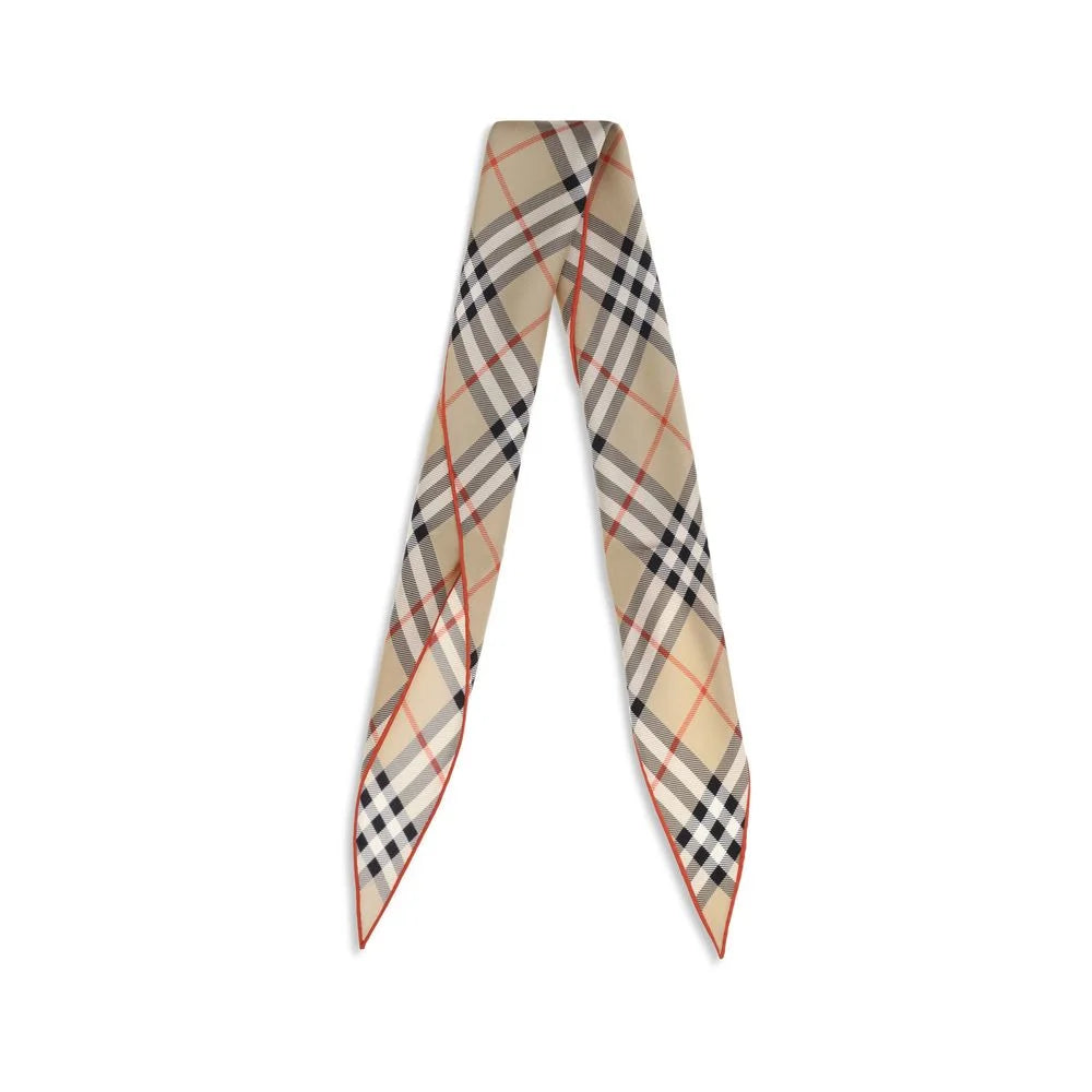 Burberry Beige Silk Scarf