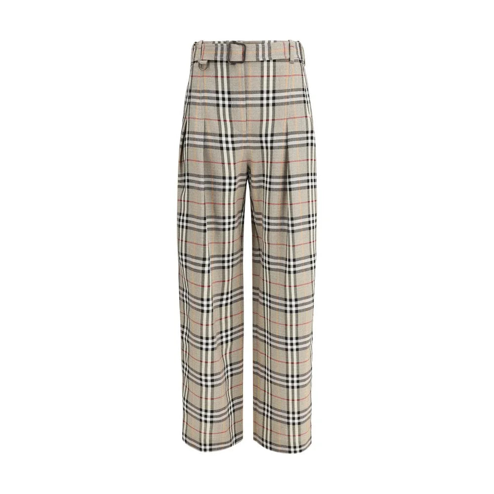 Burberry Beige Viscose Casual Pants