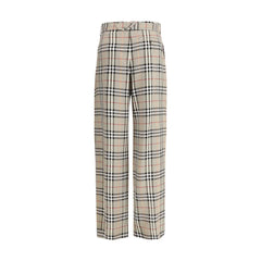 Burberry Beige Viscose Casual Pants
