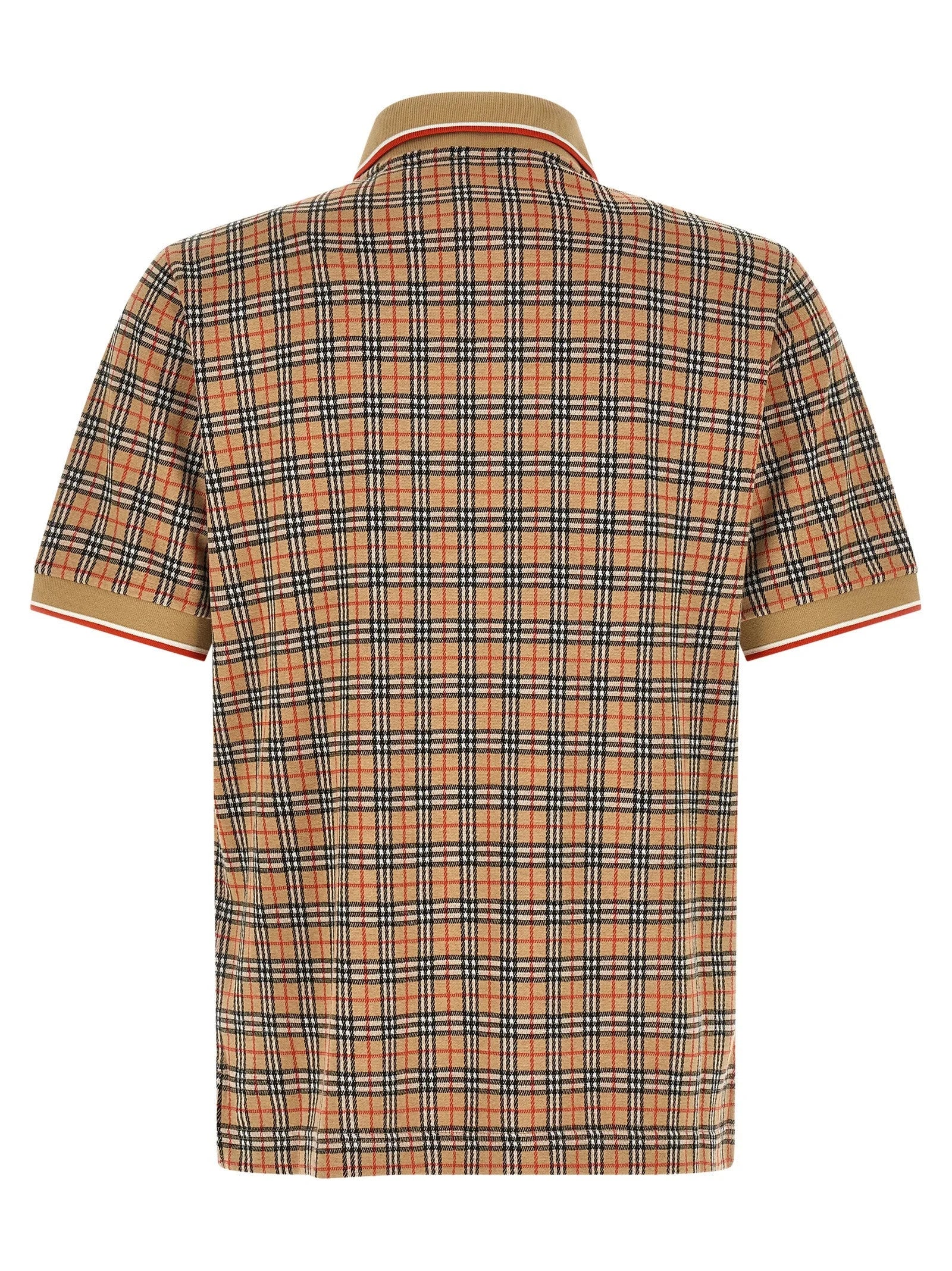 Burberry Beige Viscose Polo Shirt - XL