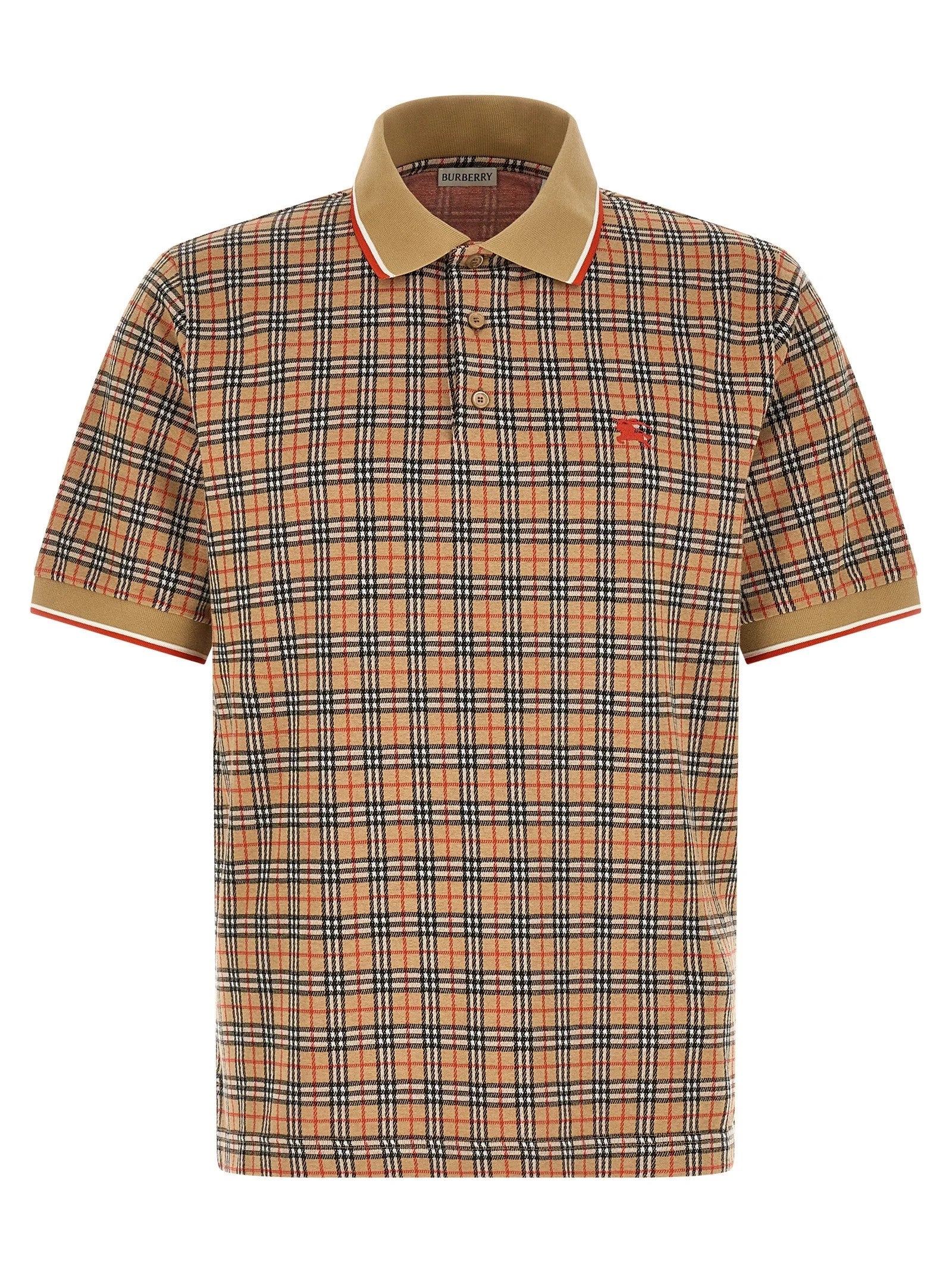 Burberry Beige Viscose Polo Shirt - XL