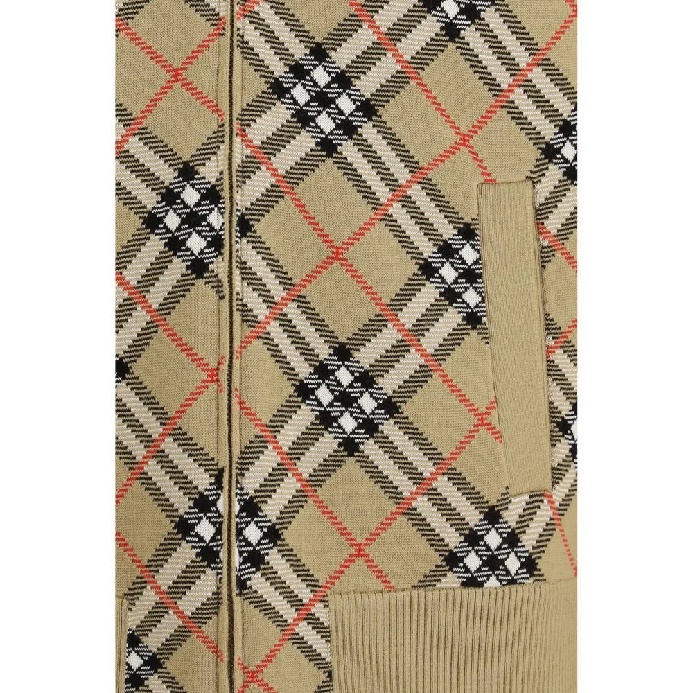 Burberry Bomber Beige en Laine - Vestes Bomber