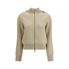Burberry Beige Wool Cardigan - L
