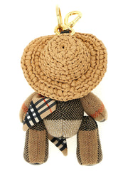 Burberry Beige Wool Keychain