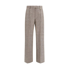 Burberry Beige Wool Oves Aries Dress Pants