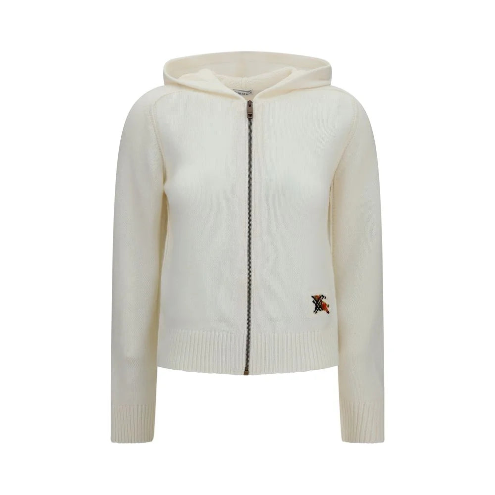Burberry Beige Wool Oves Aries Hoodie