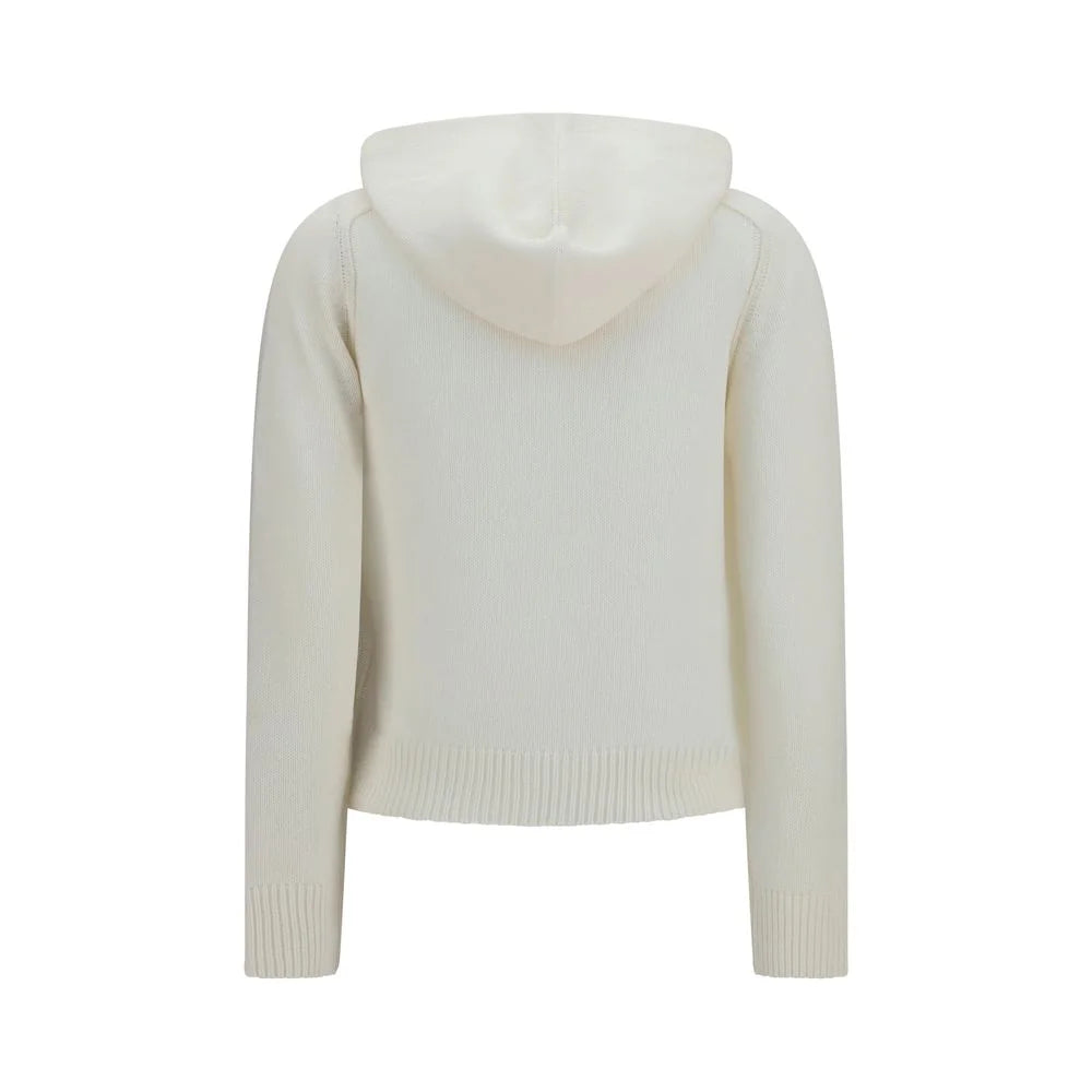 Burberry Beige Wool Oves Aries Hoodie
