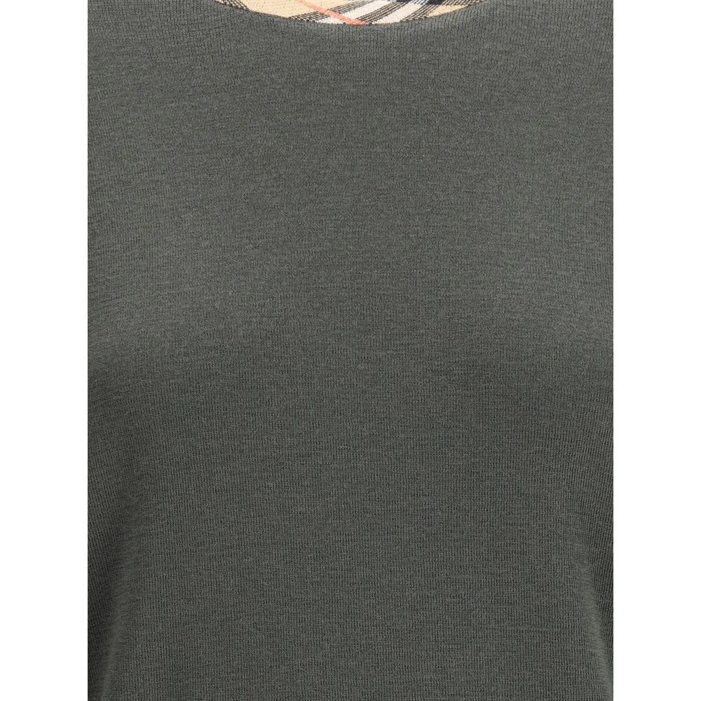 Burberry Bicolor Cotton Sweatshirt