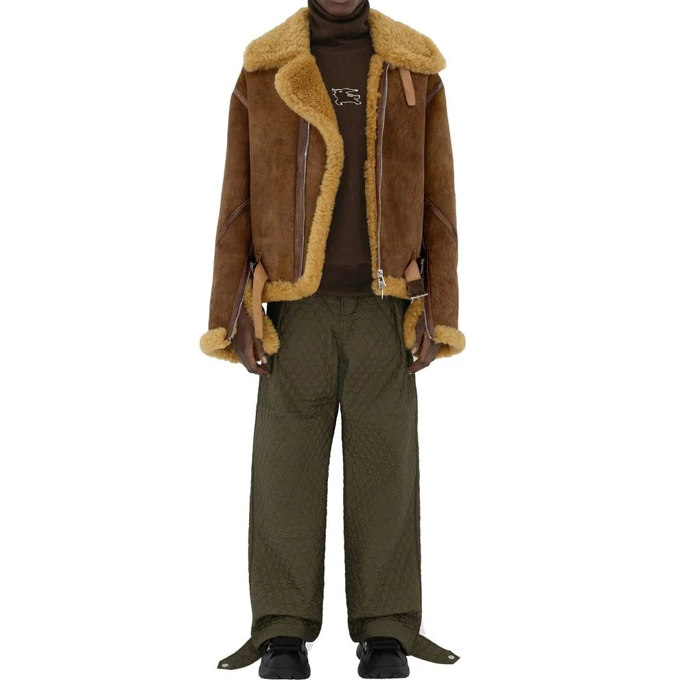 Burberry Bicolor Polyamide Casual Pants - IT46 | S