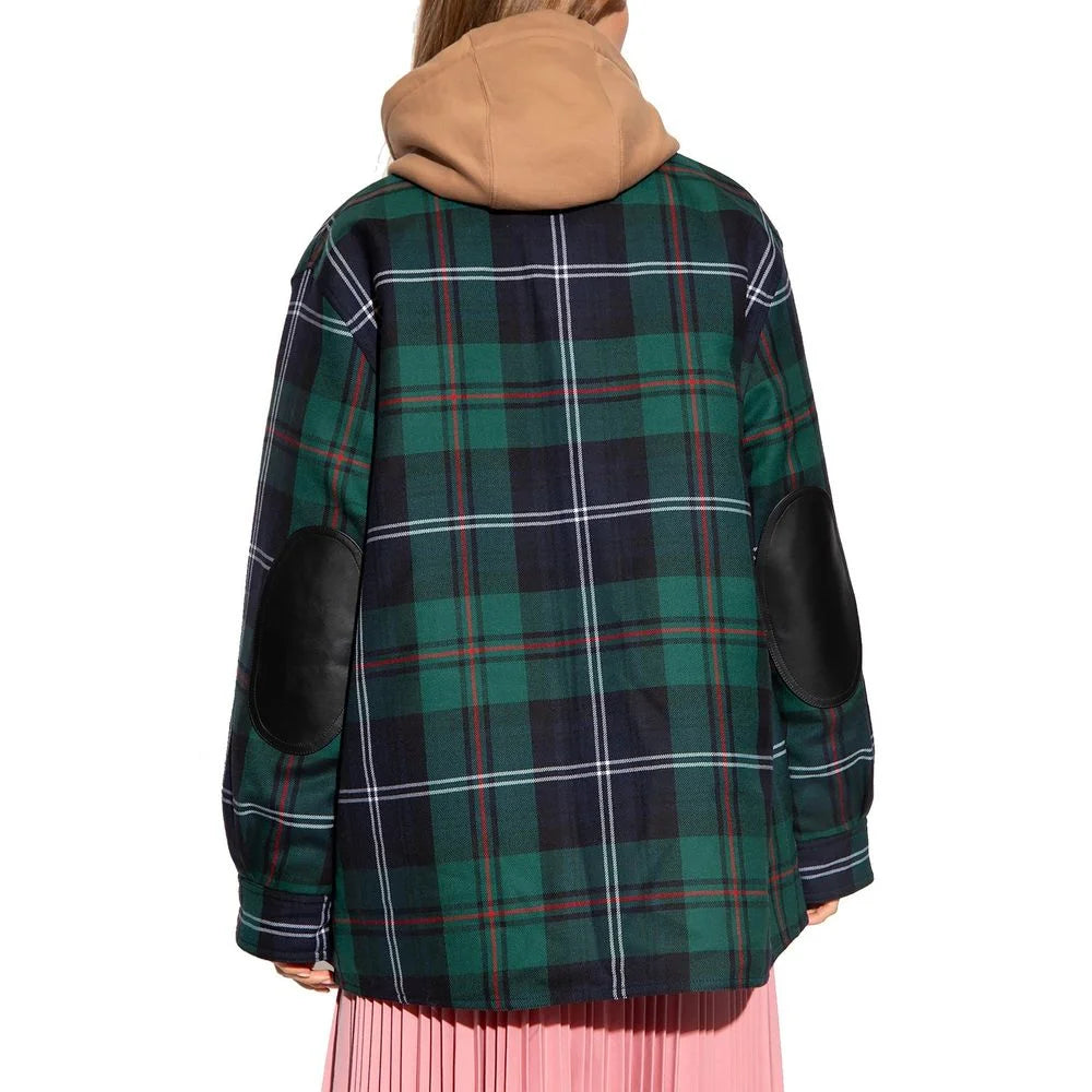 Burberry Bicolor Wool Pattern Shirt - 38