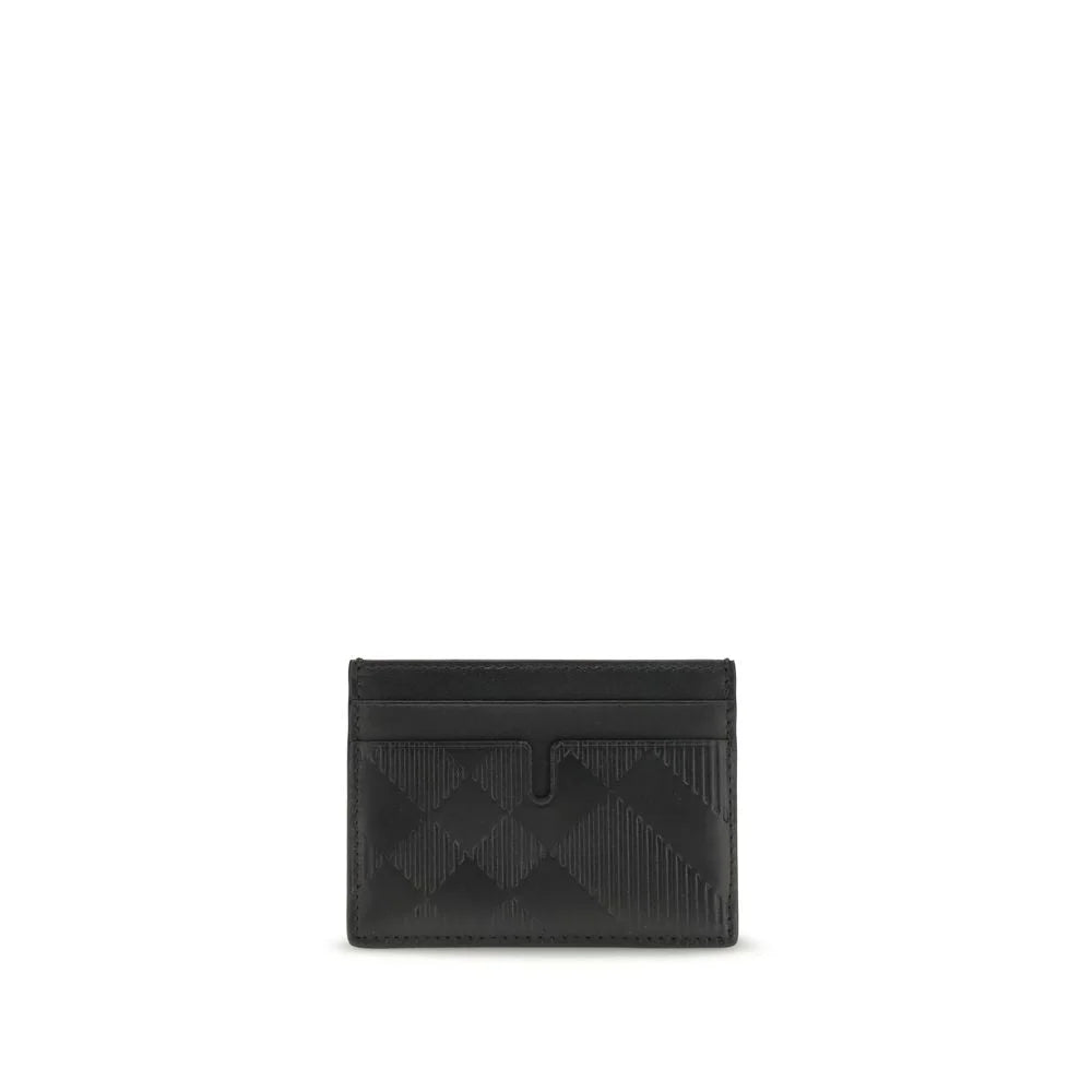 Burberry Black Calf Leather Bos Taurus Wallet