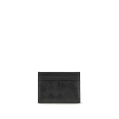 Burberry Black Calf Leather Bos Taurus Wallet