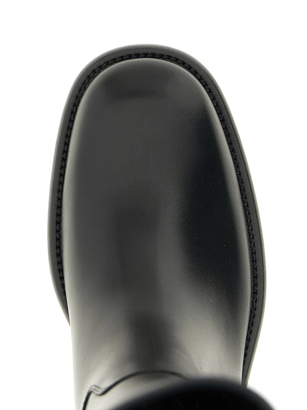 Burberry Black Calfskin Over The Knee - EU37/US7