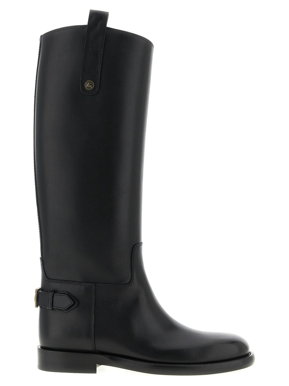 Burberry Black Calfskin Over The Knee - EU37/US7