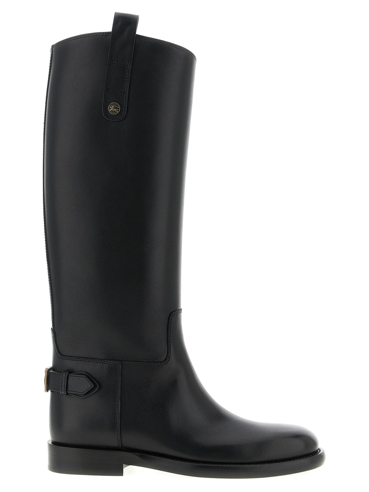 Burberry Black Calfskin Over The Knee - EU37/US7