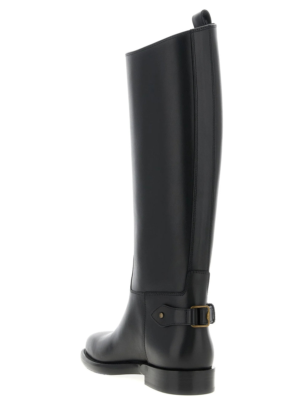 Burberry Black Calfskin Over The Knee - EU37/US7
