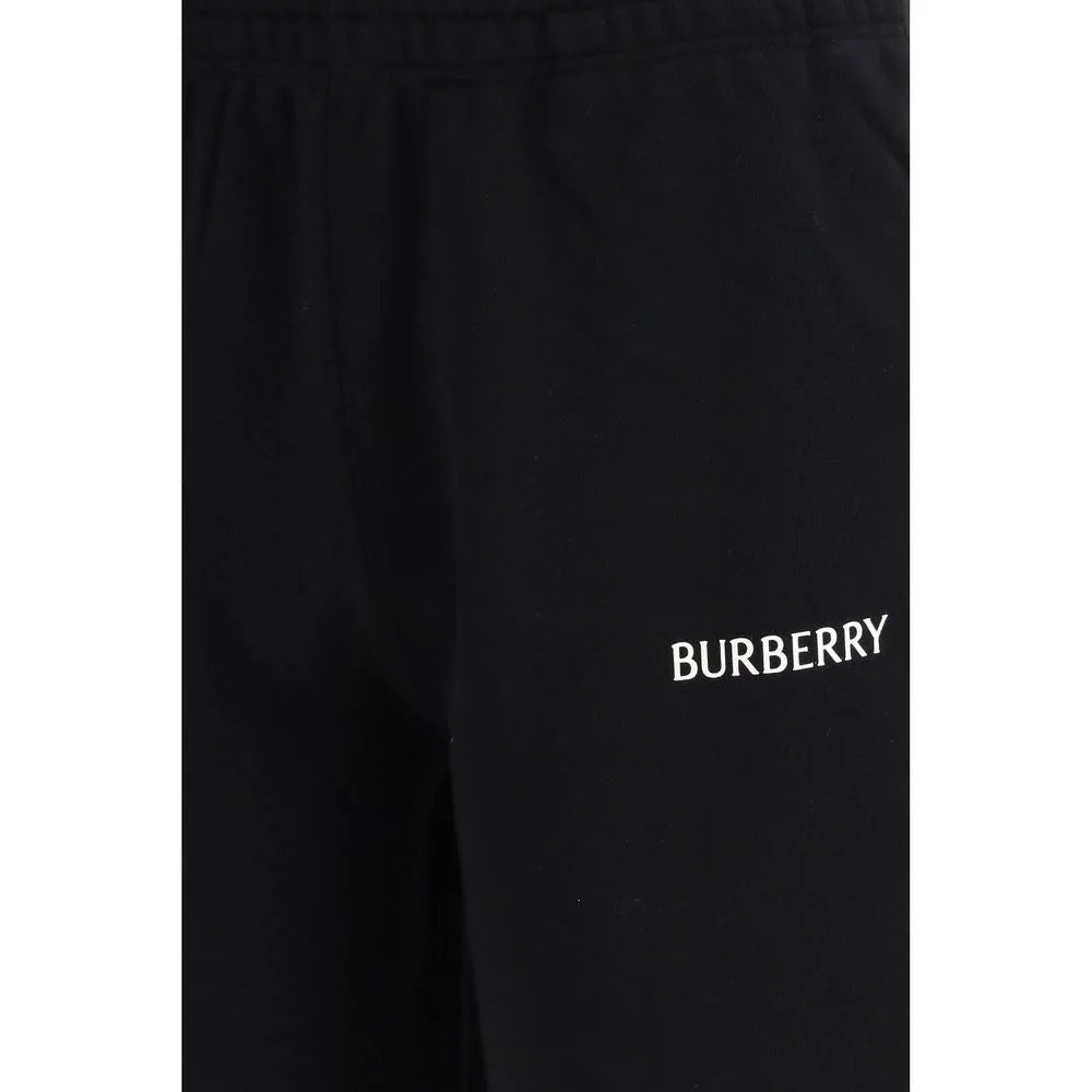 Shorts Bermuda in Cotone Nero Burberry