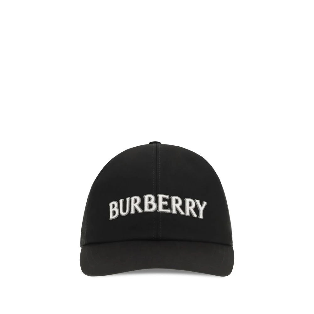 Burberry Black Cotton Cap (Baseball Hat)
