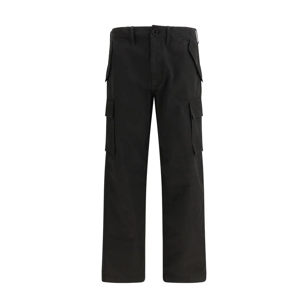 Burberry Black Cotton Cargo Pants