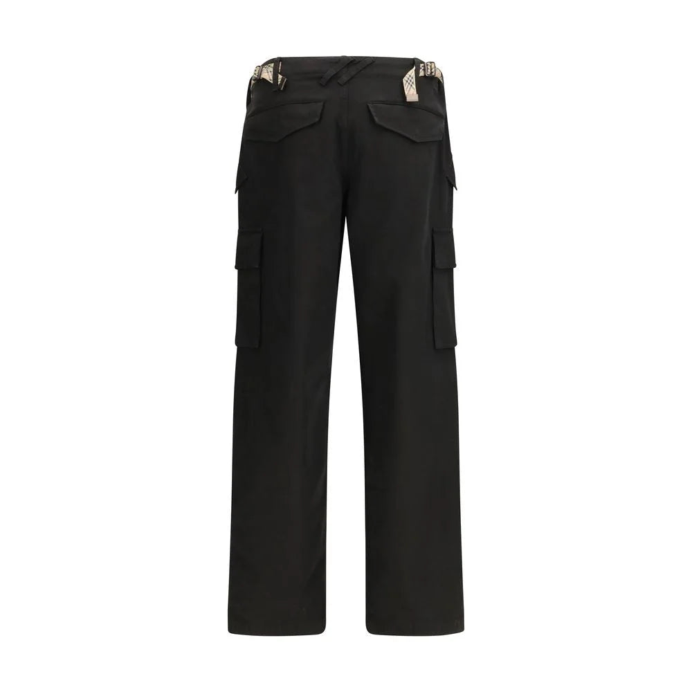 Burberry Black Cotton Cargo Pants - IT48 | M