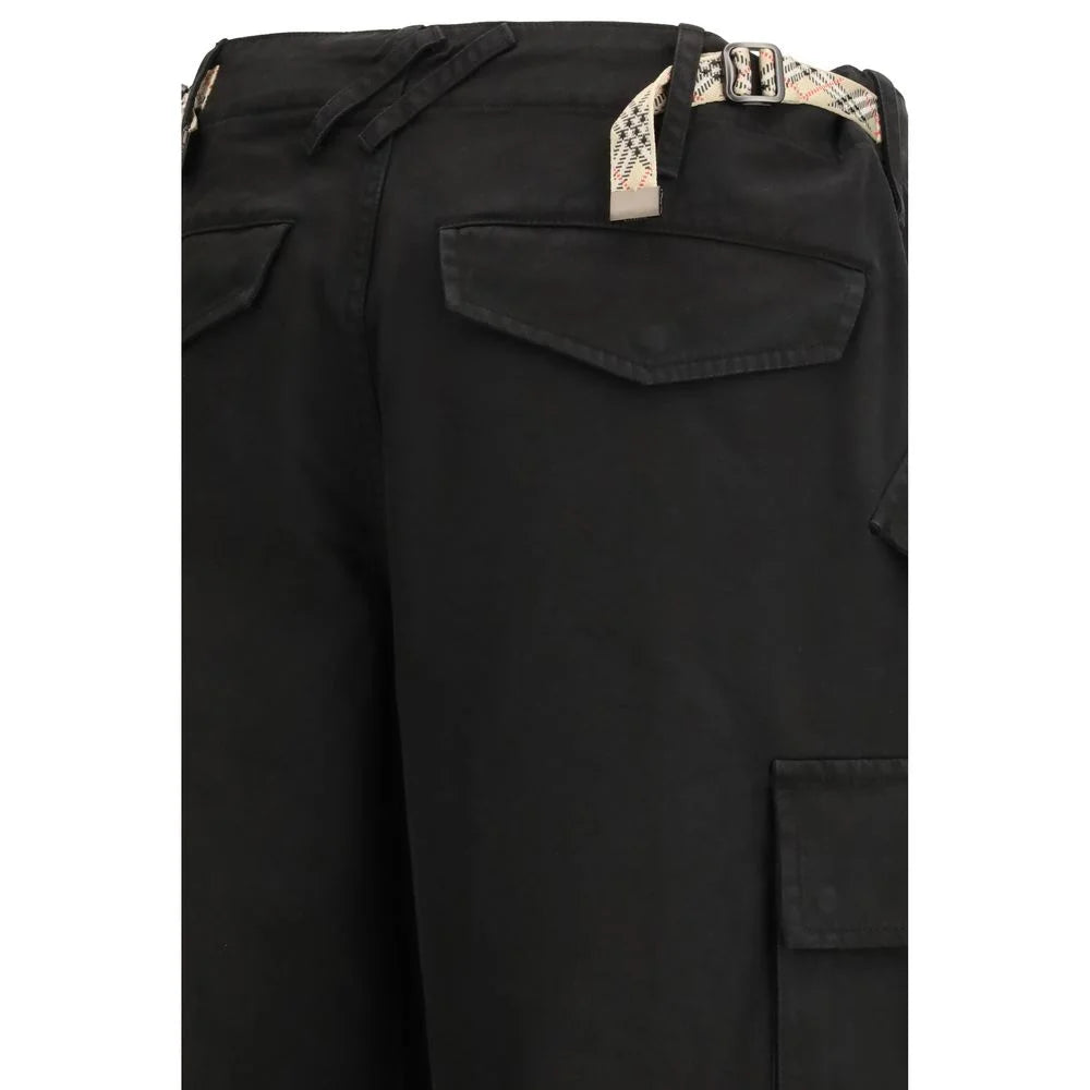 Burberry Black Cotton Cargo Pants - IT48 | M