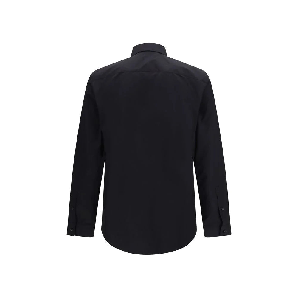 Burberry Black Cotton Dress Shirt