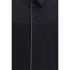 Burberry Black Cotton Dress Shirt