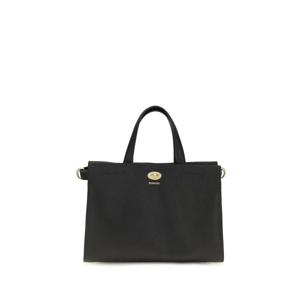 Burberry Black Cotton Handbag