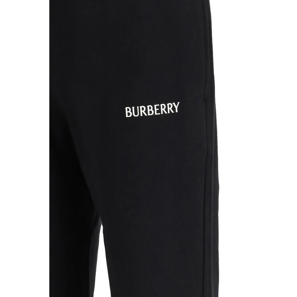 Burberry Μαύρα Βαμβακερά Παντελόνια Joggers (Παντελόνια Γυμναστικής) - M