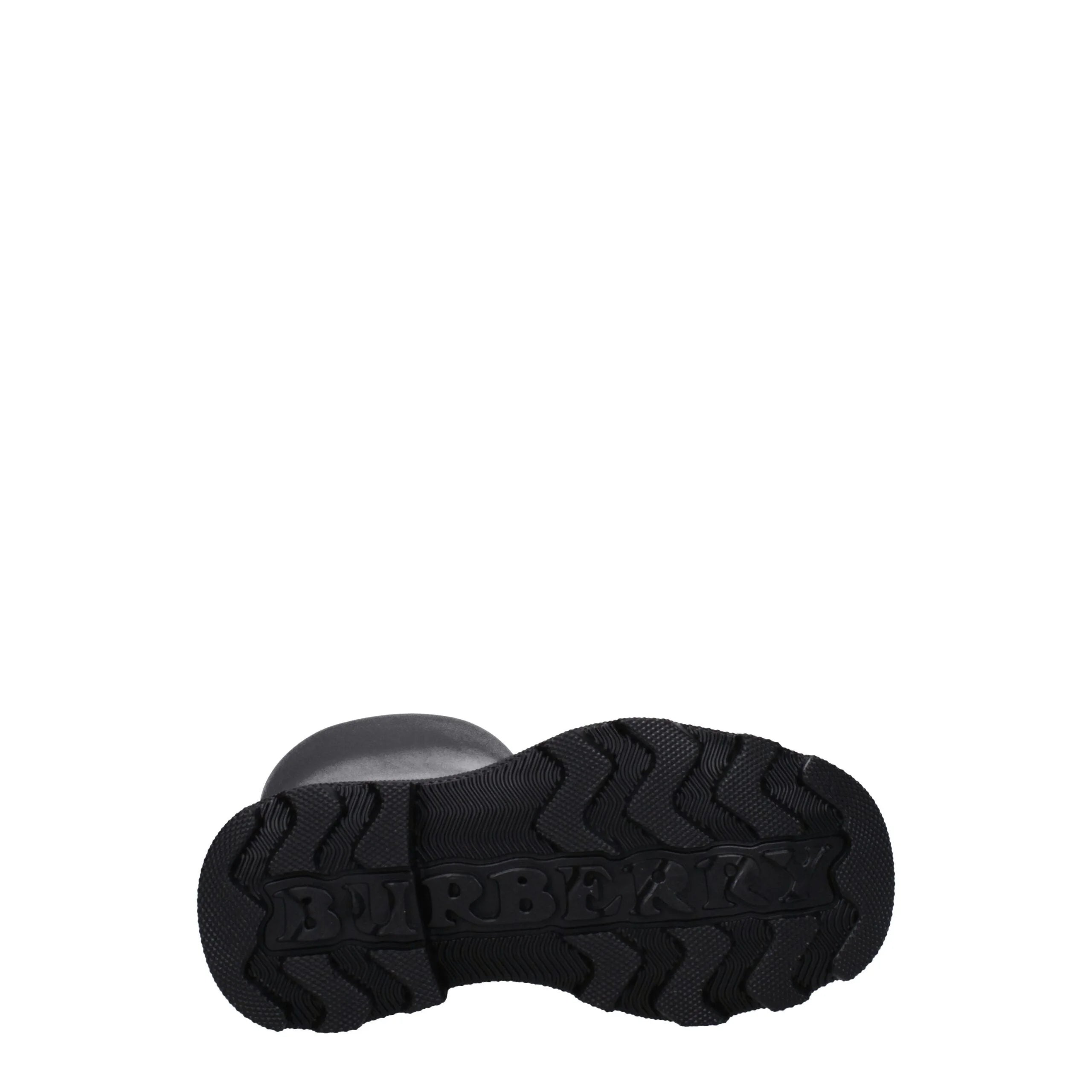 Burberry Black Cotton Rain Boots