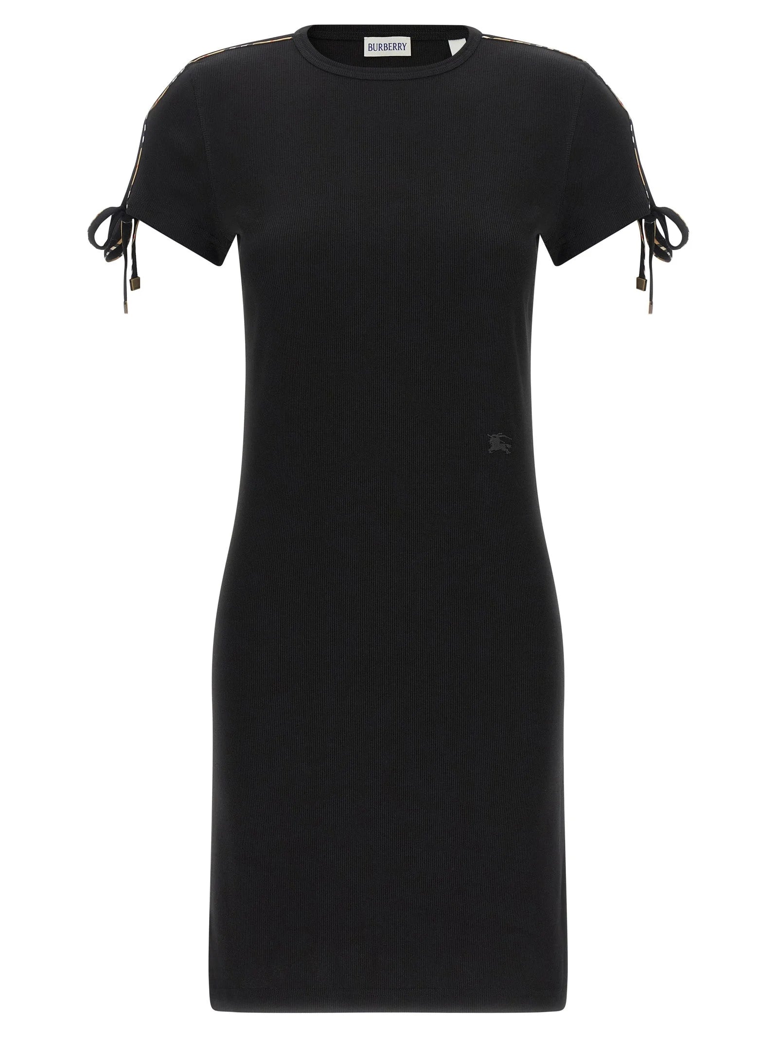 Burberry Black Cotton Short Dress