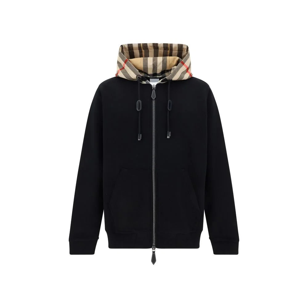 Burberry Black Cotton Sweatshirt - XL
