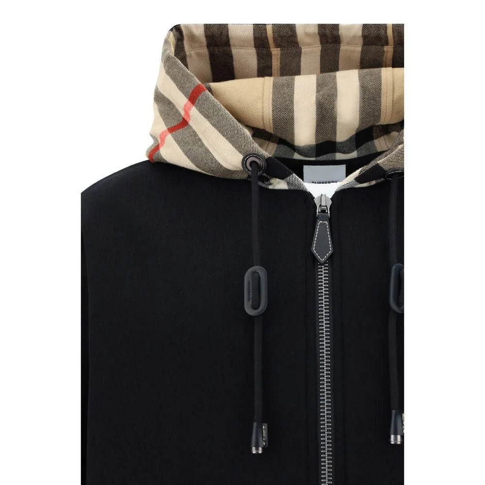Burberry Black Cotton Sweatshirt - XL