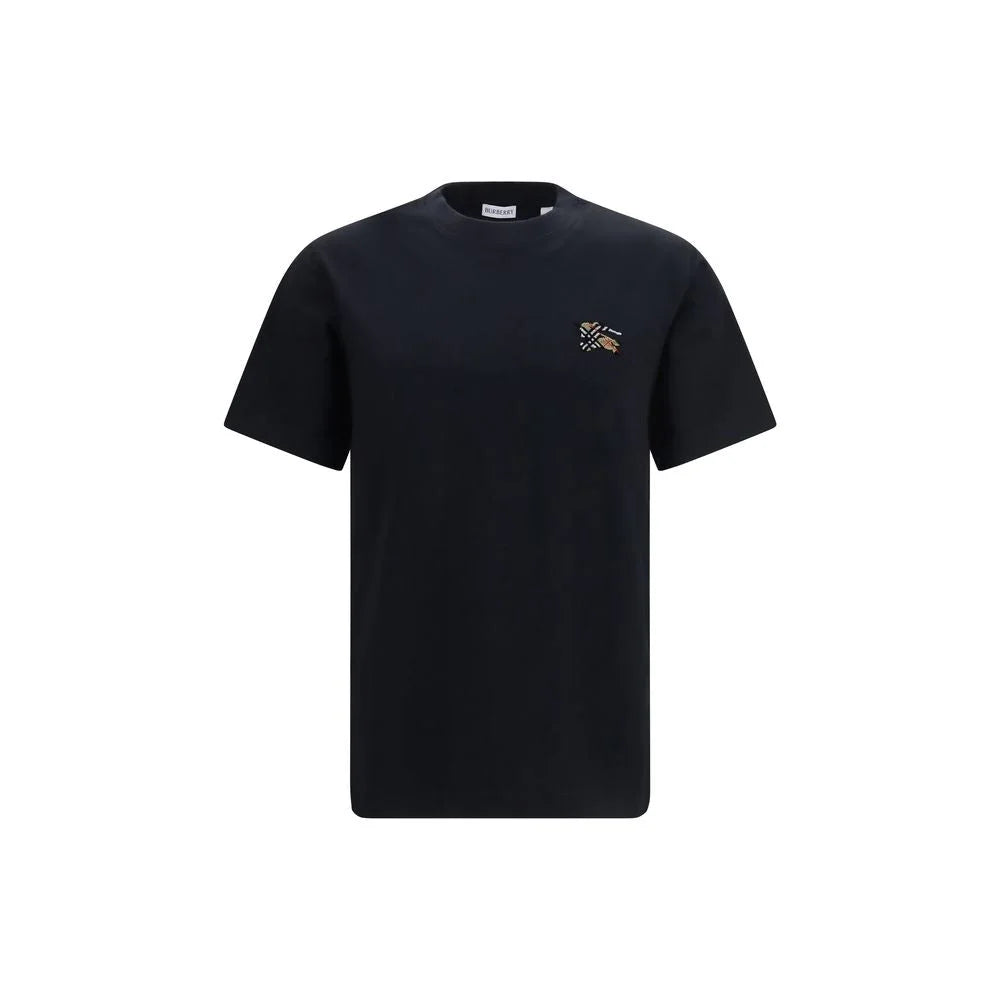 Burberry Black Cotton T-Shirt