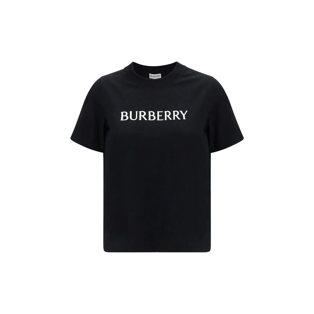 Burberry Black Cotton T-Shirt