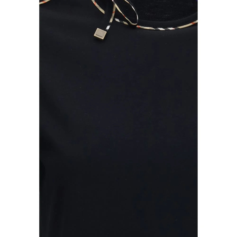 Burberry Black Cotton T-Shirt