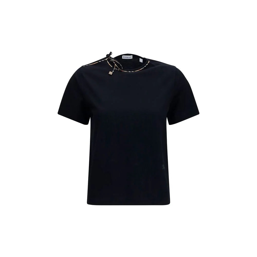 Burberry Black Cotton T-Shirt