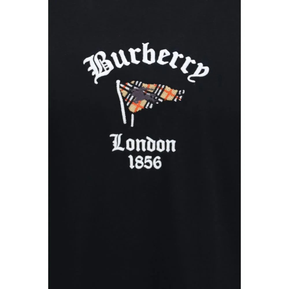 Burberry Black Cotton T-Shirt