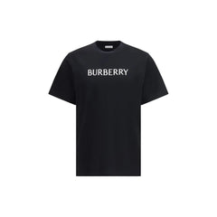 Burberry Black Cotton T-Shirt - L