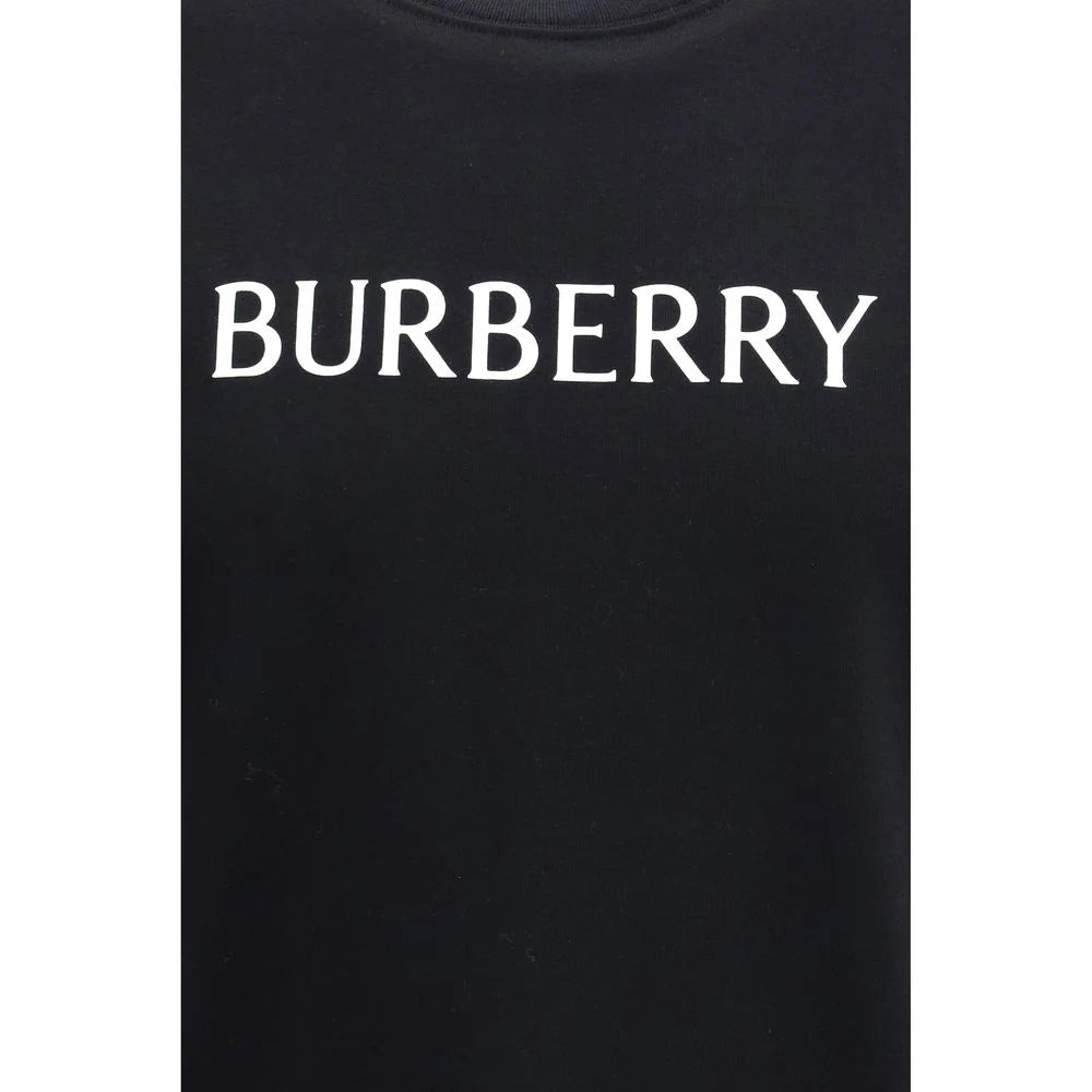 Burberry Black Cotton T-Shirt - L