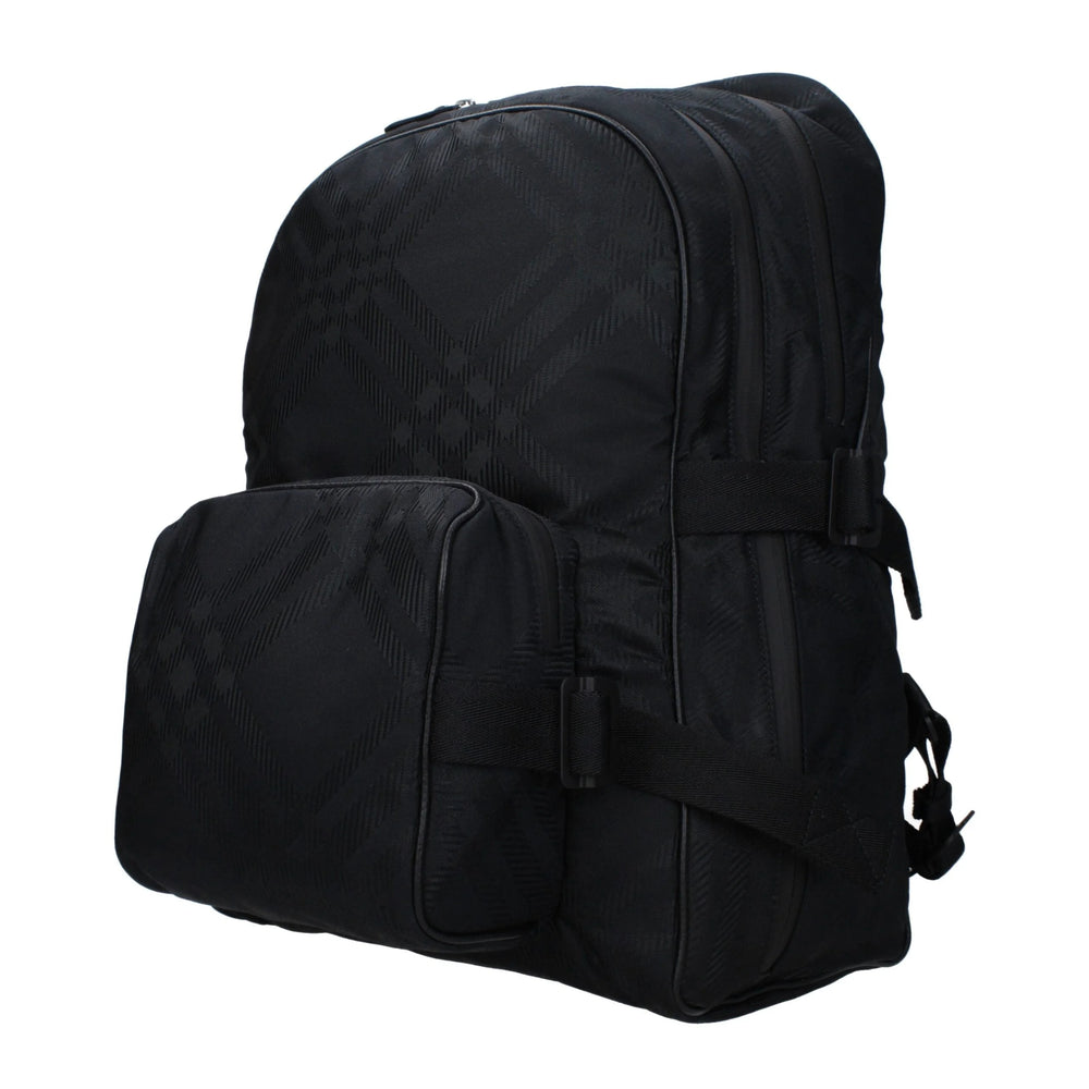 Burberry Black Fabric Backpacks