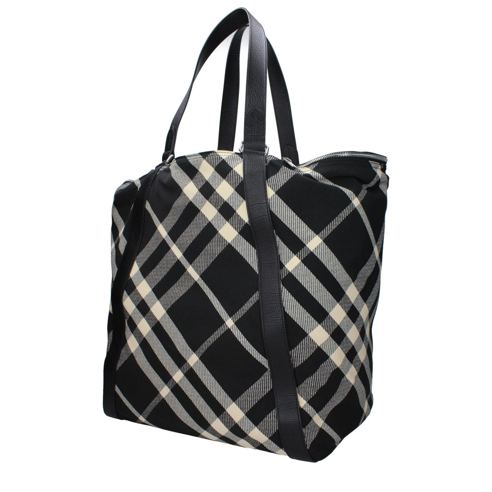 Burberry Black Fabric Shoulder Bags - Shoulder Bags